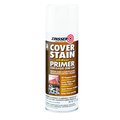 Cover Stain Zinsser  White Flat Oil-Based Alkyd Spray Primer and Sealer 13 oz 3608
